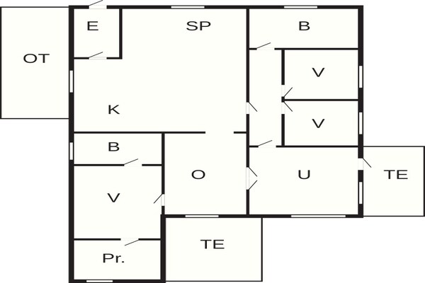 Foto van 6 persoons vakantie huis in Løkken - Vakantiehuis in Løkken - FloorPlan