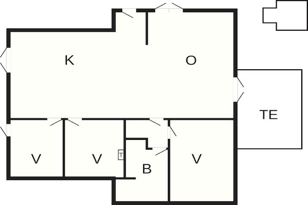 Foto van 6 persoons vakantie huis in Kalundborg-By Traum - Vakantiehuis in Kalundborg - FloorPlan