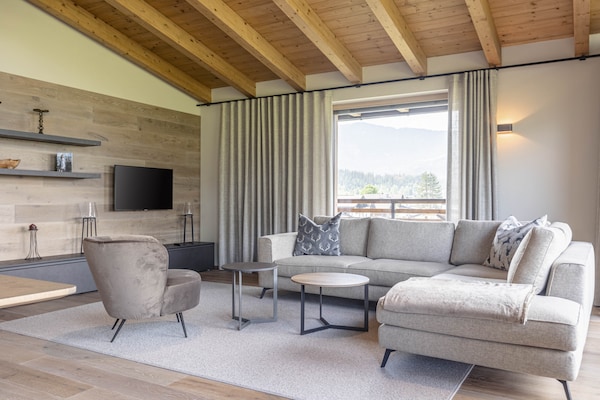 Foto van Penthouse in Tirol met infraroodsauna - Vakantiehuis in Westendorf - LivingRoom