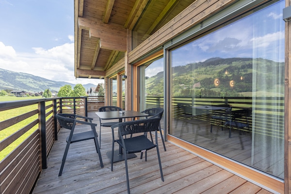 Foto van Penthouse in Tirol met infraroodsauna - Vakantiehuis in Westendorf - TerraceBalcony