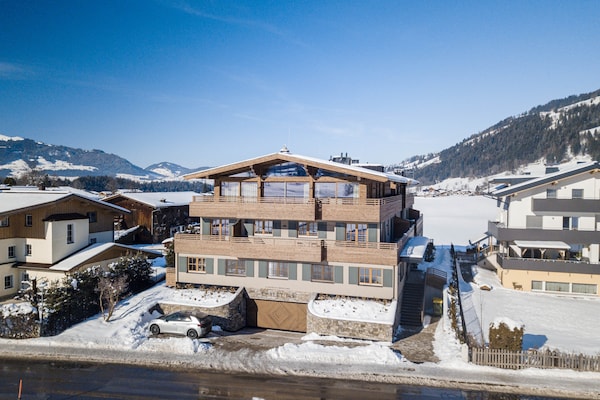 Foto van Penthouse in Tirol met infraroodsauna - Vakantiehuis in Westendorf - ExteriorWinter
