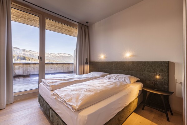 Foto van Ruim appartement in Tirol met terras (zonder borg) - BedRoom
