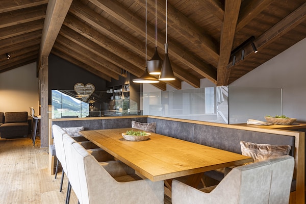 Foto van Prachtig penthouse nabij skigebied (zonder borg) - Vakantiehuis in Ehrwald - DiningRoom