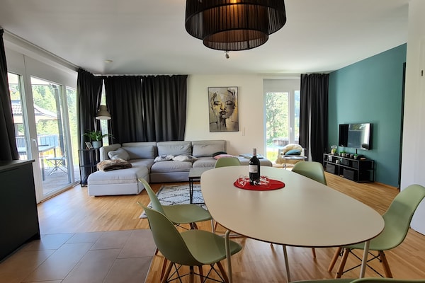 Foto van Luxe appartement met een fantastisch bergpanorama - Vakantiehuis in Ebene Reichenau - LivingRoom