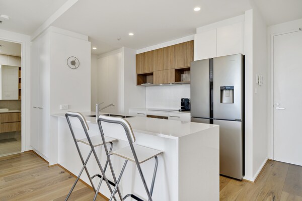 Foto van Modern appartement met 1 slaapkamer en parkeergelegenheid - Kitchen