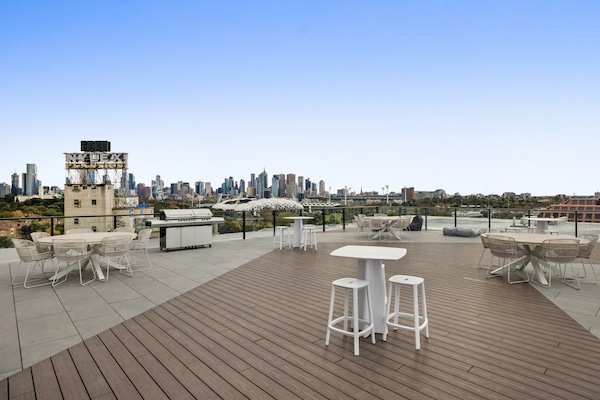 Foto van Modern, luxe appartement met 1 slaapkamer en balkon - Terrace