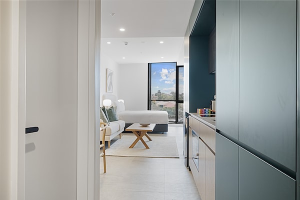 Foto van Moderne studio in Fremantle met prachtig dakterras - LivingRoom
