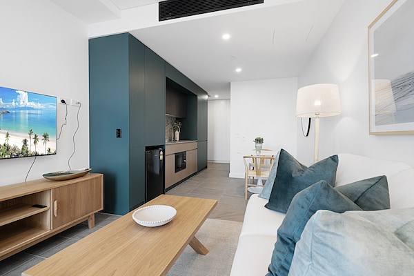 Foto van Moderne studio in Fremantle met prachtig dakterras - LivingRoom