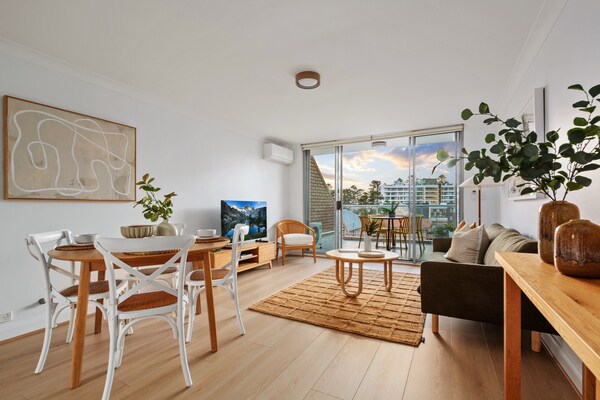 Foto van Stijlvol appartement met 1 slaapkamer vlakbij Manly Beach - DiningRoom