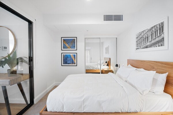 Foto van Strak appartement in het centrum van Melbourne - Vakantiehuis in Melbourne - BedRoom