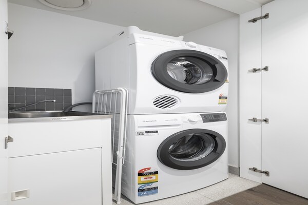 Foto van Licht appartement met balkon in South Yarra - Vakantiehuis in South Yarra - BathRoom