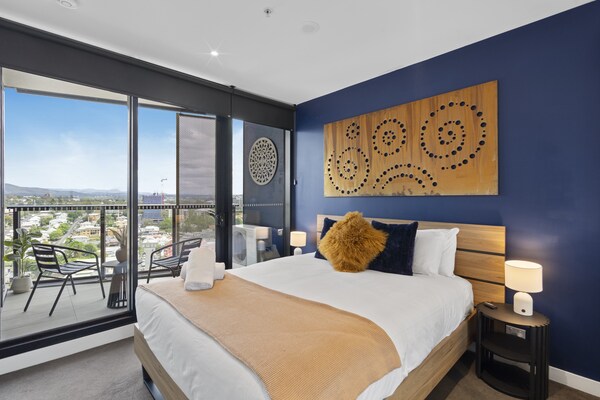 Foto van Stijlvol appartement met 1 slaapkamer in Fortitude Valley - BedRoom