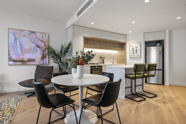 Foto van Skyline & Sea Luxe Verwarmd Zwembad, Fitnessruimte, Sauna, Stoomcabine - Kitchen