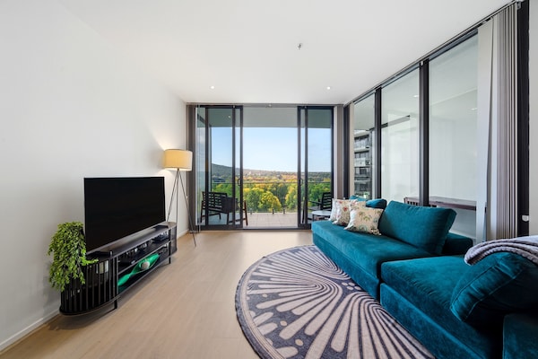 Foto van Stijlvol 1-slaapkamerappartement in het centrum met parkeerplaats - LivingRoom
