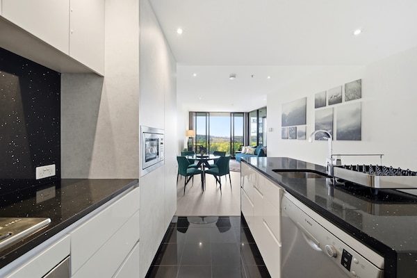 Foto van Stijlvol 1-slaapkamerappartement in het centrum met parkeerplaats - Kitchen