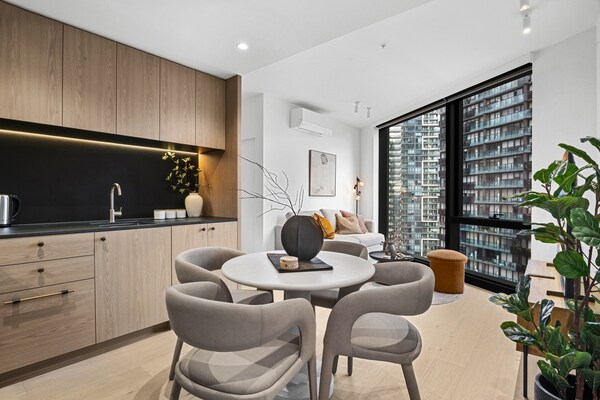 Foto van Appartement met 2 slaapkamers in Southbank | Dicht bij Crown zwembad & fitness - Kitchen
