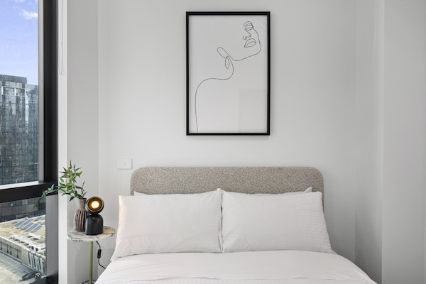 Foto van Appartement met 2 slaapkamers in Southbank | Dicht bij Crown zwembad & fitness - BedRoom