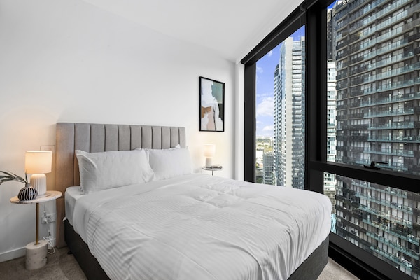 Foto van Appartement met 2 slaapkamers in Southbank | Dicht bij Crown zwembad & fitness - BedRoom