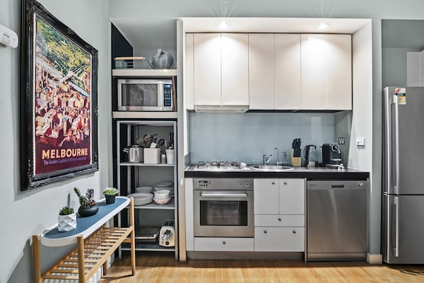 Foto van Temple Court Suite in het centrum van Melbourne - Vakantiehuis in Melbourne - Kitchen
