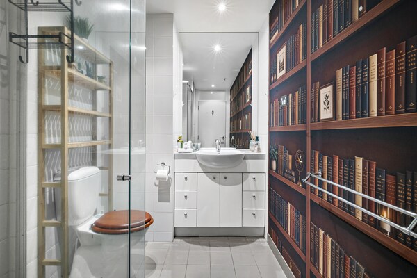Foto van Temple Court Suite in het centrum van Melbourne - Vakantiehuis in Melbourne - BathRoom