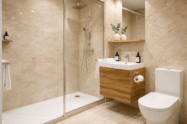 Foto van Appartement met 2 slaapkamers in Darwin CBD | BBQ op het dakterras - BathRoom