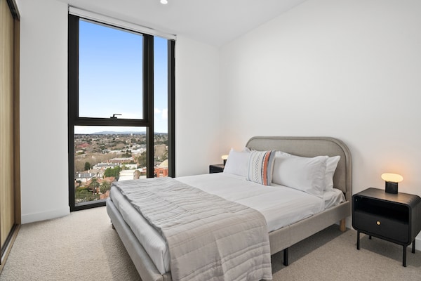 Foto van Appartement met balkon en 3 slaapkamers vlakbij Albert Park - BedRoom