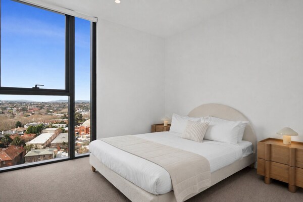 Foto van Skydeck appartement met 2 slaapkamers nabij Albert Park - BedRoom