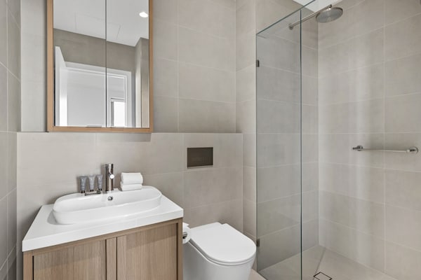 Foto van Skydeck appartement met 2 slaapkamers nabij Albert Park - BathRoom