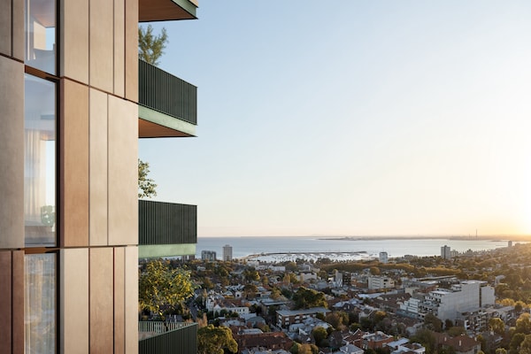 Foto van Skydeck appartement met 2 slaapkamers nabij Albert Park - ExteriorSummer