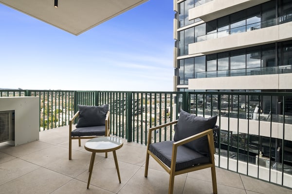 Foto van Skydeck appartement met 2 slaapkamers nabij Albert Park - ExteriorSummer