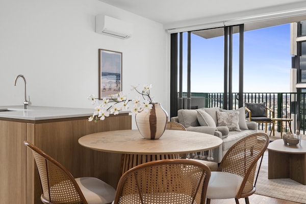Foto van Skydeck appartement met 2 slaapkamers nabij Albert Park - DiningRoom