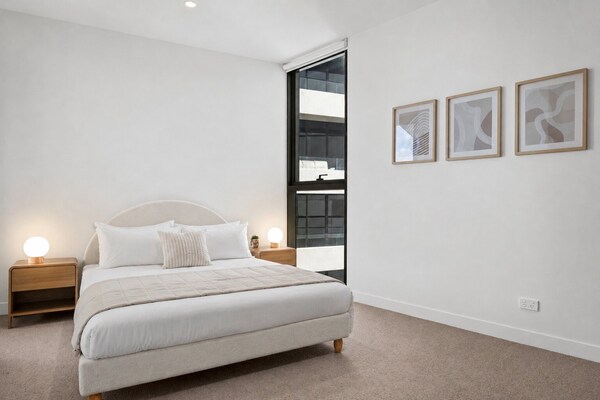 Foto van Skydeck appartement met 2 slaapkamers nabij Albert Park - BedRoom