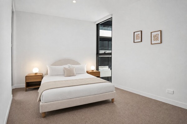 Foto van Appartement met balkon en 2 slaapkamers vlakbij Albert Park - BedRoom