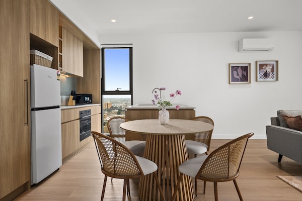 Foto van Appartement met 2 slaapkamers aan St Kilda Road met toegang tot het dakterras - DiningRoom