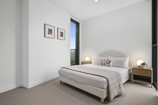 Foto van Appartement met 2 slaapkamers aan St Kilda Road met toegang tot het dakterras - BedRoom
