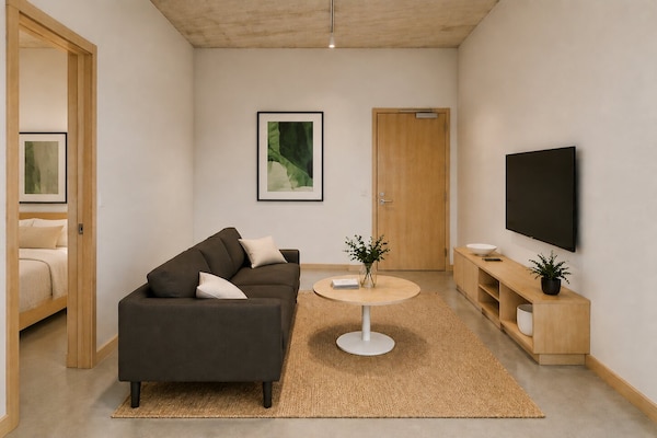 Foto van Appartement met 1 slaapkamer en dakterras in het centrum van Darwin met barbecue - LivingRoom