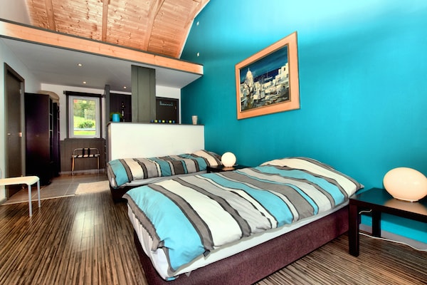 Foto van Villa met verwarmd buitenzwembad en sauna - Vakantiehuis in Manhay (lamormenil) - BedRoom