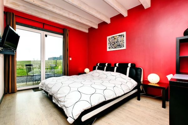 Foto van Villa met verwarmd buitenzwembad en sauna - Vakantiehuis in Manhay (lamormenil) - BedRoom
