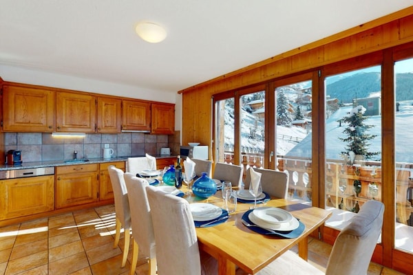 Foto van Luxe appartement in Veysonnaz - Vakantiehuis in Veysonnaz - DiningRoom