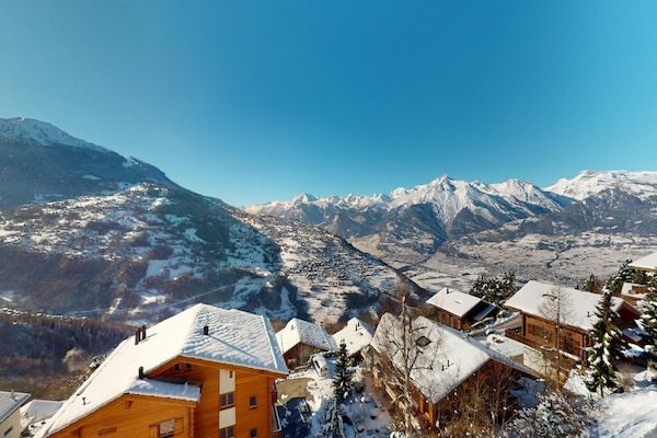 Foto van Luxe appartement in Veysonnaz - Vakantiehuis in Veysonnaz - ViewWinter