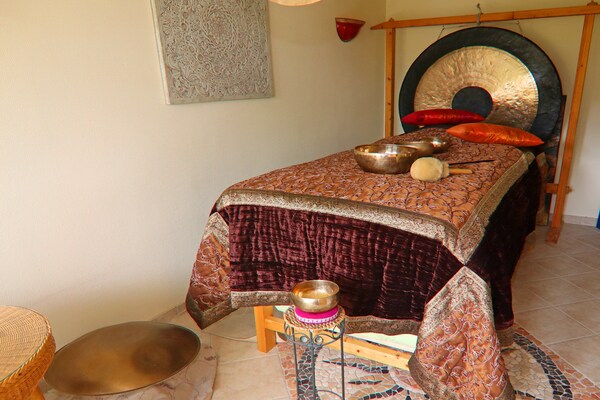 Foto van Vakantiehuis met open haard in Mechelsdorf - Vakantiehuis in Mechelsdorf - Wellness