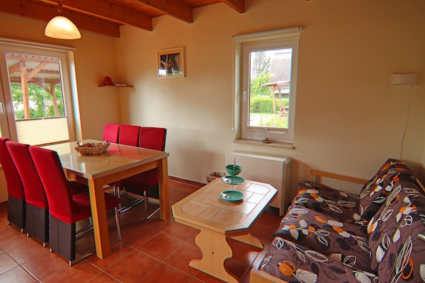 Foto van Vakantiehuis met open haard in Mechelsdorf - Vakantiehuis in Mechelsdorf - LivingRoom