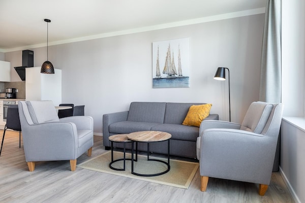 Foto van Verblijf inclusief sauna en westelijke loggia - Vakantiehuis in Travemünde - LivingRoom