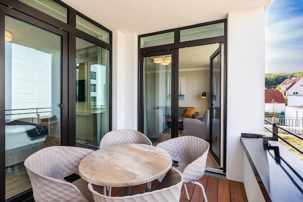 Foto van Verblijf inclusief sauna en westelijke loggia - Vakantiehuis in Travemünde - TerraceBalcony