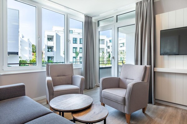 Foto van Verblijf inclusief sauna en westelijke loggia - Vakantiehuis in Travemünde - LivingRoom