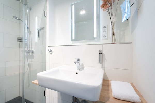 Foto van Parkside Nook met sauna - Vakantiehuis in Travemünde - BathRoom