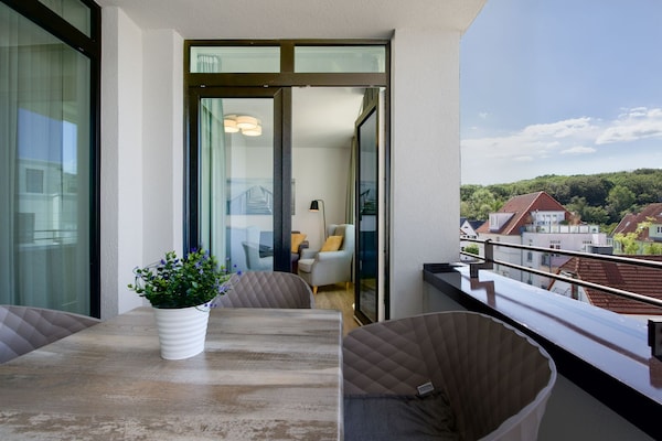 Foto van Parkside Nook met sauna - Vakantiehuis in Travemünde - TerraceBalcony