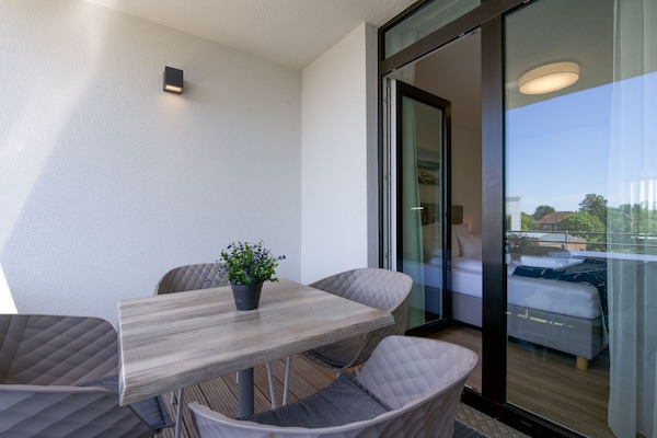 Foto van Parkside Nook met sauna - Vakantiehuis in Travemünde - TerraceBalcony