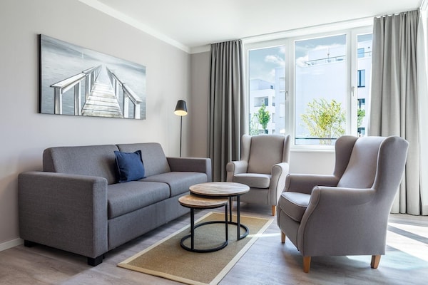 Foto van Baltisch appartement met dakterras - Vakantiehuis in Travemünde - LivingRoom