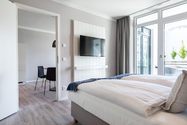 Foto van Baltisch appartement met dakterras - Vakantiehuis in Travemünde - BedRoom